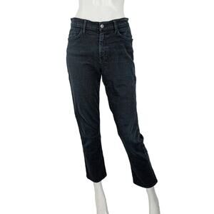 IMOGENE + WILLIE $255 Imogene Slim Denim Jeans in Black Washed 28R